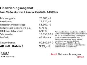 Audi A6 e-tron A6 Avant e-tron 2x S line *Wärmep.*AHKHdUp*8fach
