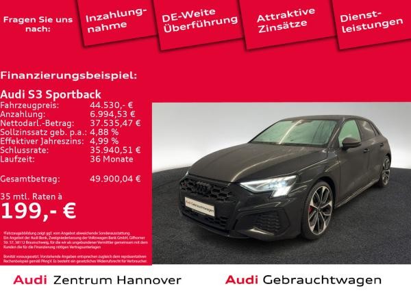 Audi S3 Sportback 2.0 TFSI quattro Matrix Head-Up Pano B&O Kamera