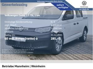 Volkswagen Caddy Flexible Maxi 5-Sitzer 1.5 TSI AHK Klima