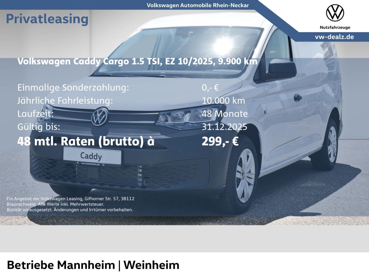 Volkswagen Caddy Cargo Maxi 1.5 TSI EU6 AHK GJ Klima PDC APP