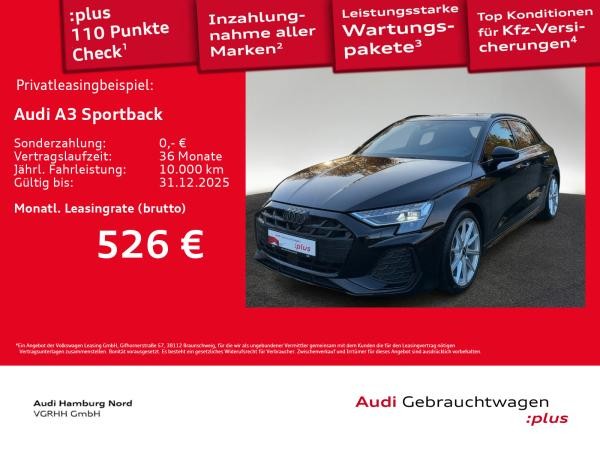 Audi A3 Sportback 35 TFSI S line S tronic Nav ACC B&O