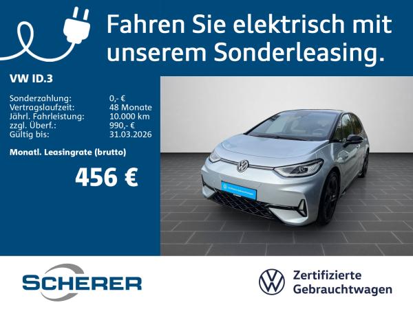Volkswagen ID.3 GTX Performance 84kWh 5J Garantie SOH:97% ACC HUD MATRIX RFK WÄRMEPUMPE