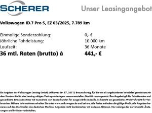 Volkswagen ID.7 Pro S 86 kWh 5 J.GARANTIE AHK NAVI MATRIX