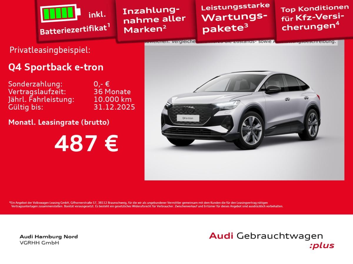 Audi Q4 e-tron Q4 Sportback 45 e-tron S line ACC AHK Pano HUD