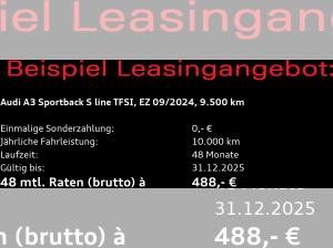 Audi A3 Sportback S-Line 35TFSI S-tronic / Sonos, AHK