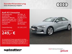 Audi A3 Limousine advanced 35TDI S-tronic / Navi, LED