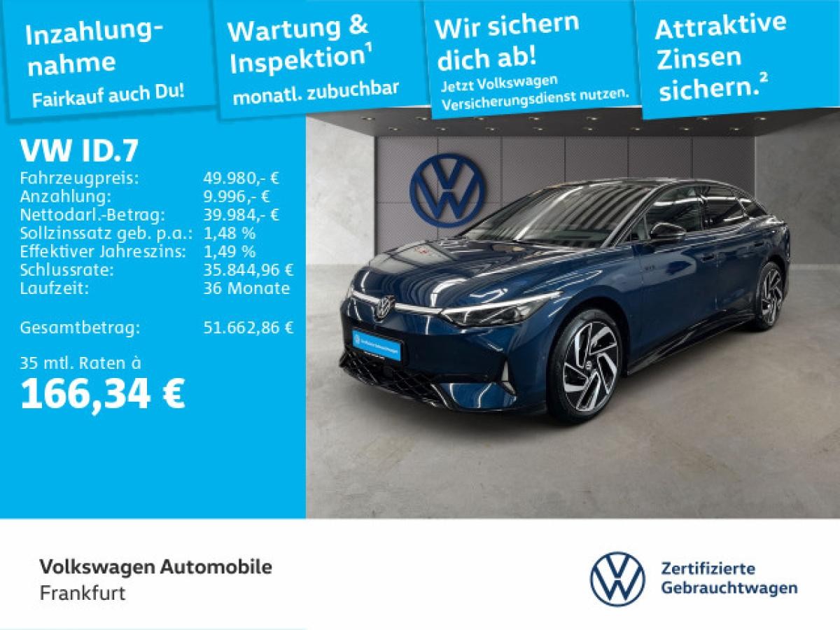 Volkswagen ID.7 GTX 4 Motion Navi AHK IQ.LIGHT - LED-Matrix DAB+