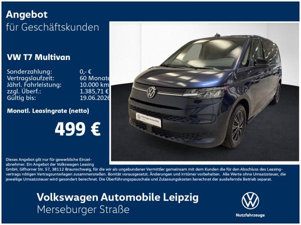 Volkswagen Multivan GOAL TDI DSG Preisvorteil 8286€