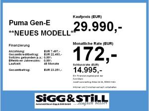 Ford Puma GEN-E *BEGRENZTE STÜCKZAHL* NAVI*SHZ*LHZ*CAM*PDC
