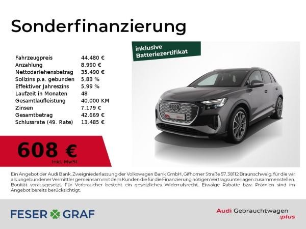 Audi Q4 e-tron Q4 S line 35 e-tron Pano./Wärmepumpe/AHK/ACC/20