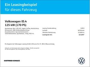 Volkswagen ID.4 Pure 125 kW NAVI PANO ACC KAM LED SHZ PDC LM