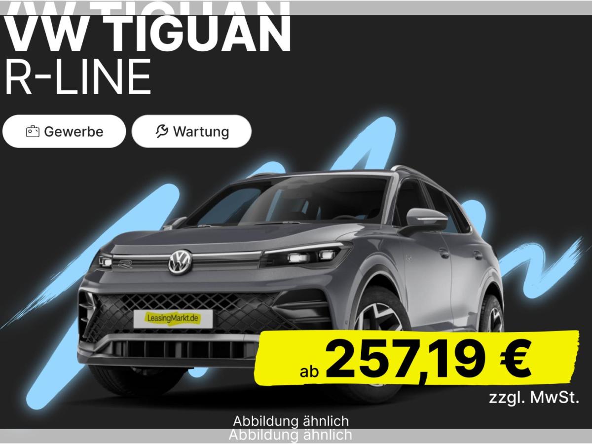 Volkswagen Tiguan 1.5 TSI R-Line | inkl. Wartung und Winterräder | Gewerbe