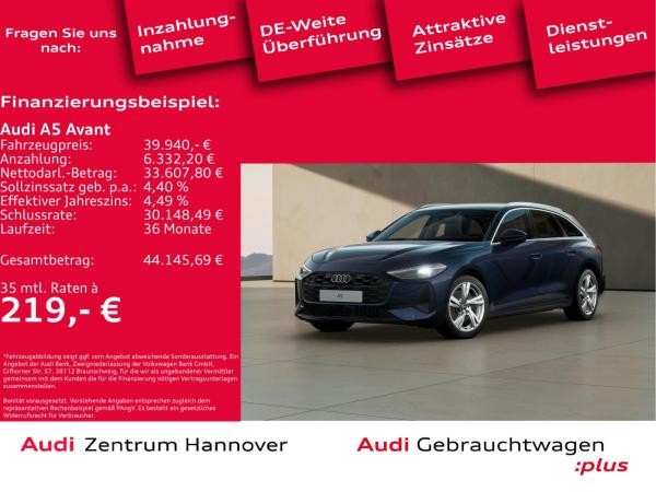 Audi A5 Avant 2.0 TFSI Kamera ACC Leder Sportsitze