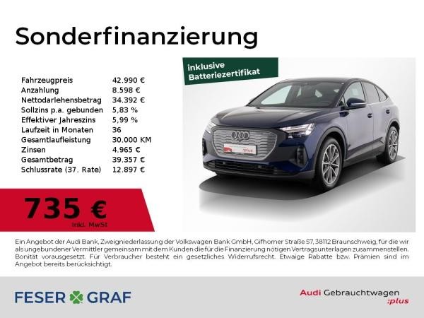 Audi Q4 e-tron Sportback S line 35 matrix LED/ AHK