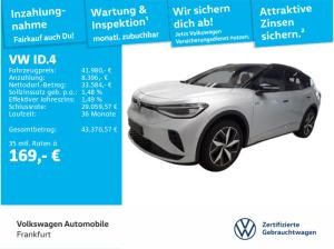 Volkswagen ID.4 GTX mit Entertainment-Paket 4Motion Navi IQ.LIGHT - LED-Matrix-Scheinwerfer Panoramadach DAB+