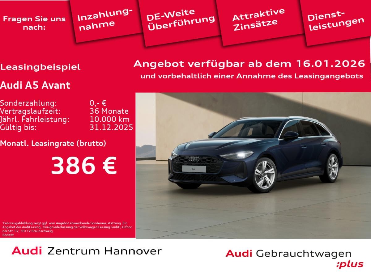 Audi A5 Avant 2.0 TFSI Kamera ACC Leder Sportsitze