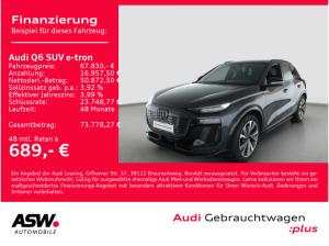 Audi Q6 e-tron Q6 SUV e-tron performance S line NAVI PANO HUD UVP 95885.-Eur// 0,25% Versteuerung ch