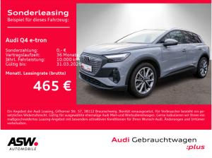 Audi Q4 e-tron Q4 45 e-tron S line NAVI LED PANO RFK ACC SHZ // Sofort verfügbar