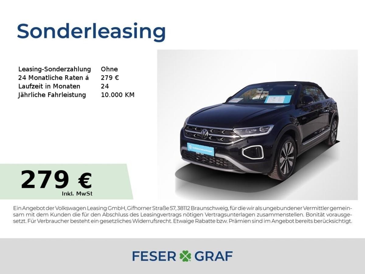 Volkswagen T-Roc Cabrio 1.0TSI Goal ACC LED Nav RüKa Sitzh.