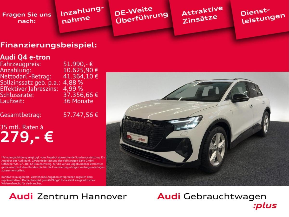 Audi Q4 e-tron 45 edition S line Matrix Pano AHK Navi