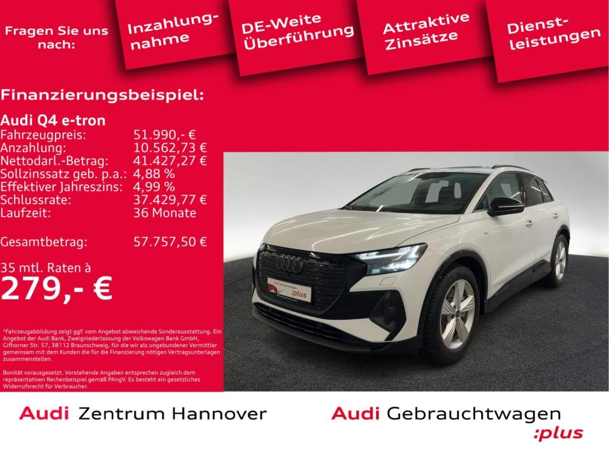 Audi Q4 e-tron 45 edition S line Matrix Pano AHK Navi