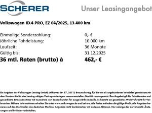 Volkswagen ID.4 *Pro* 77 kWh AHK Navi SHZ ACC PDC