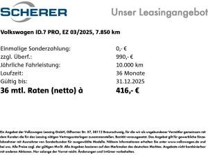 Volkswagen ID.7 Tourer *Pro* 77 kWh LED AHK IQ.DRIVE App-Connect HUD