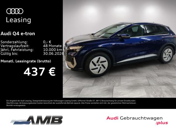 Audi Q4 e-tron S line 40 Standklima/Sportsitze/04.30Garantie