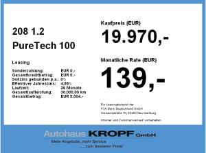 Peugeot 208 1.2 PureTech 100 Allure ACC+LED+SHZ+360+Kam.