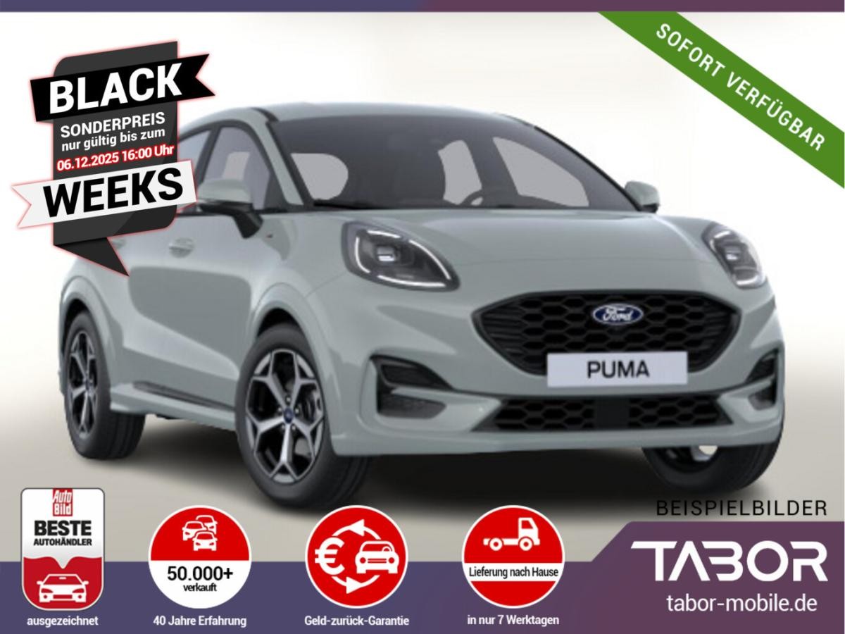 Ford Puma 1.0 EB 125 MHEV A7 ST-Line LED Nav Kam 17"