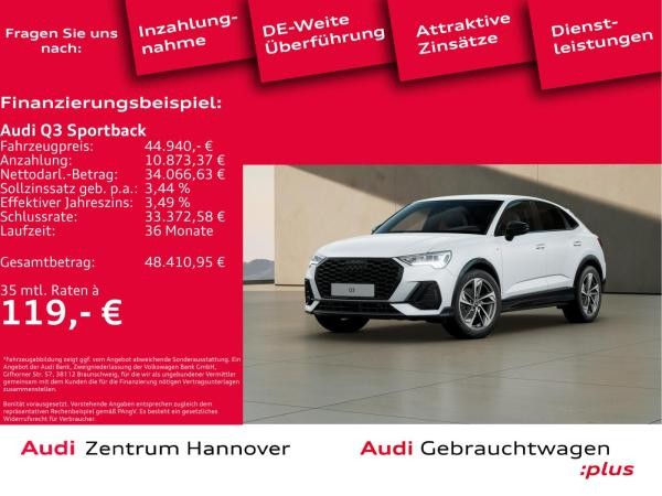Audi Q3 Sportback S line 35 TFSI Kamera AHK LED virtual Navi