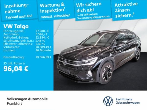 Volkswagen Taigo 1.5 TSI DSG R-Line Navi ACC IQ.Light Front Assist