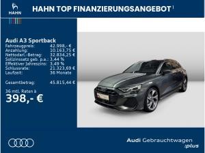 Audi A3 Sportback 35 TFSI S line *sofort verfügbar* Ehemaliger Listenneupreis am Tag der Erstzulassung 55.41