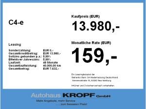 Citroën C4 C4-e Fin. ab 2,99% Lenkradheizung,Parkpilot