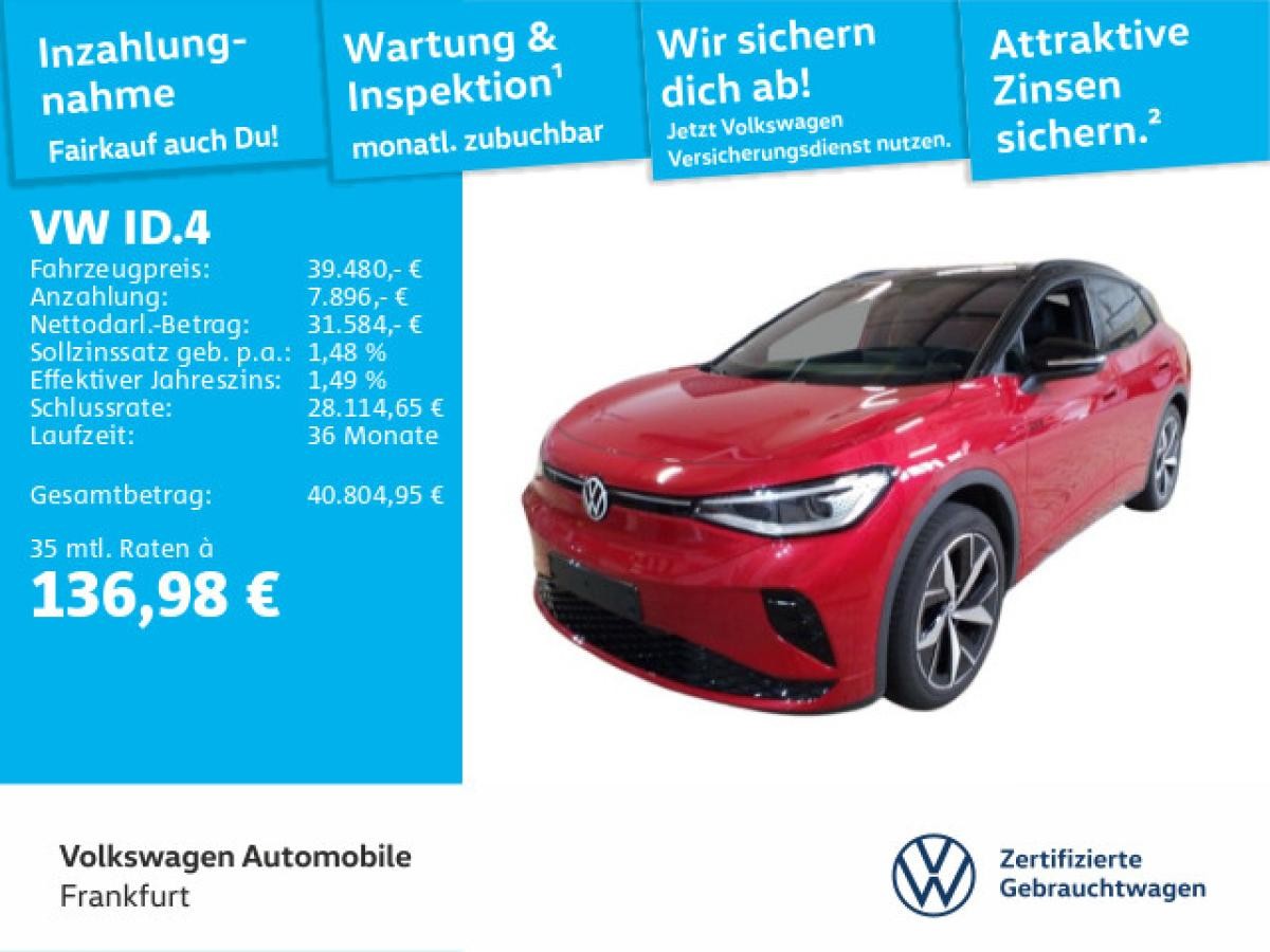 Volkswagen ID.4 GTX 4Motion IQ.Light Navi SideAssist AHK FrontAssist