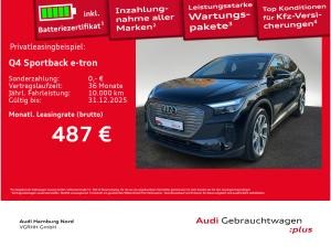 Audi Q4 e-tron Q4 Sportback 45 e-tron S line AHK ACC Nav Kamera