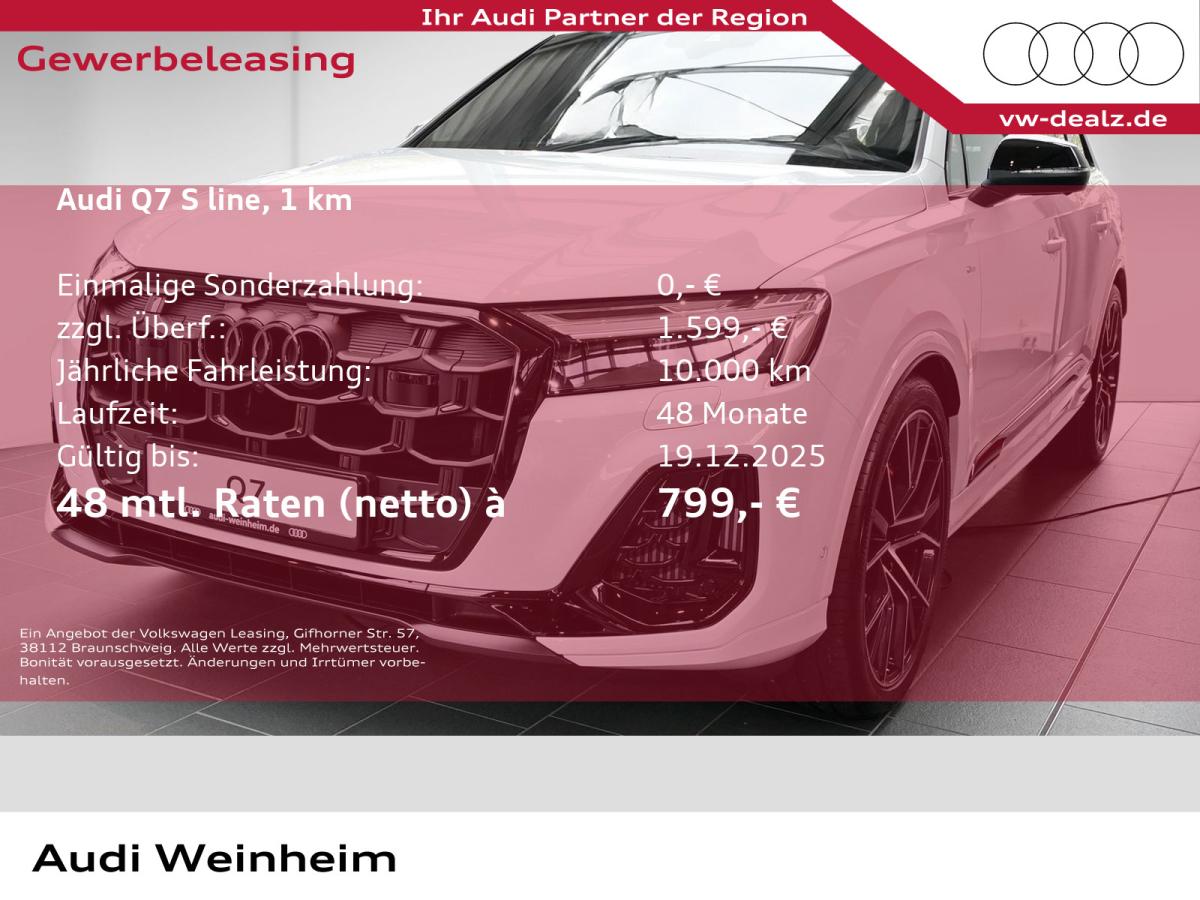 Audi Q7 SUV S line TFSI e quattro tiptronic
