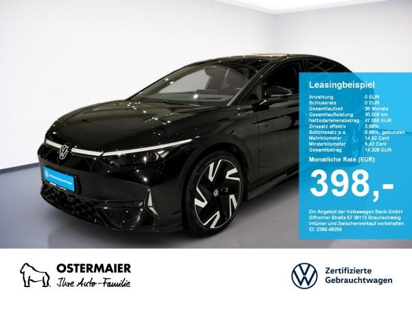 Volkswagen ID.7 GTX 4M NP.75T ACC.5J-G.WÄRMEPUMPE.AHK.AREA-VIEW.NAVI.HUD.LED.APP-C