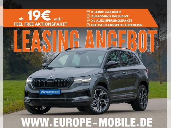 Skoda Karoq SPORTLINE 2026 1.5 TSI 110 kW DSG (UVP 52.160€/KW14/26) NAV/PANO/TRAVEL/CANTON/AHK/MATRIX/UVM.