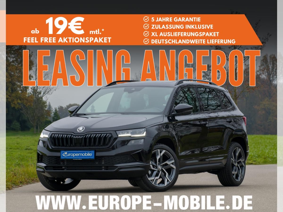 Skoda Karoq SPORTLINE 2026 1.5 TSI 110 kW DSG (UVP 52.160€/KW14/26) NAV/PANO/TRAVEL/CANTON/AHK/MATRIX/UVM.