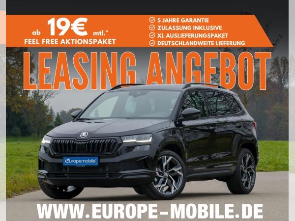 Skoda Karoq SPORTLINE 2026 1.5 TSI 110 kW DSG (UVP 52.160€/KW14/26) NAV/PANO/TRAVEL/CANTON/AHK/MATRIX/UVM.