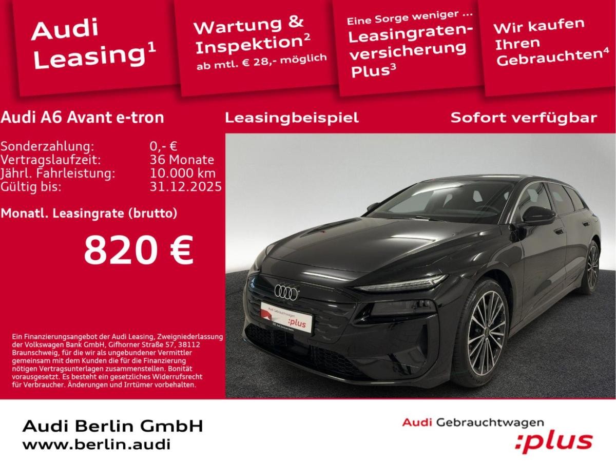 Audi A6 e-tron A6 Avant e-tron performance NAVI 360°K LED VIRTUAL