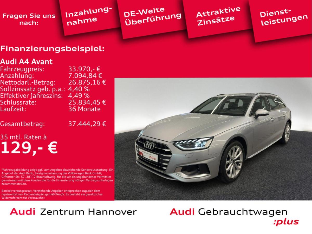 Audi A4 Avant advanced 35 TDI Kamera ACC Leder Navi