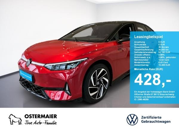 Volkswagen ID.7 GTX 4M NP.81T ACC.5J-G.WÄRMEPUMPE.AHK.AREA-VIEW.NAVI.HARMAN.HUD.PANO