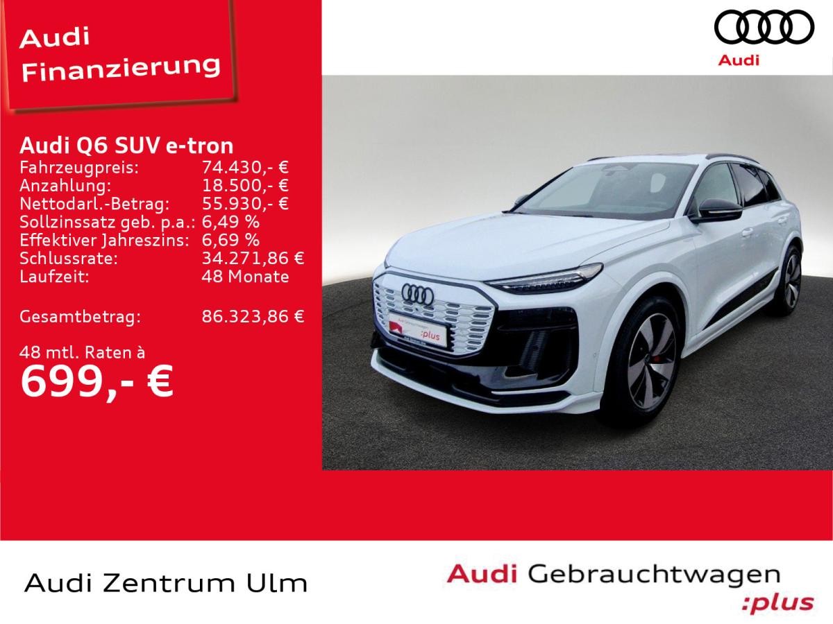 Audi Q6 e-tron S-Line qu ACC B&O HuD MATRIX NAVI PANO