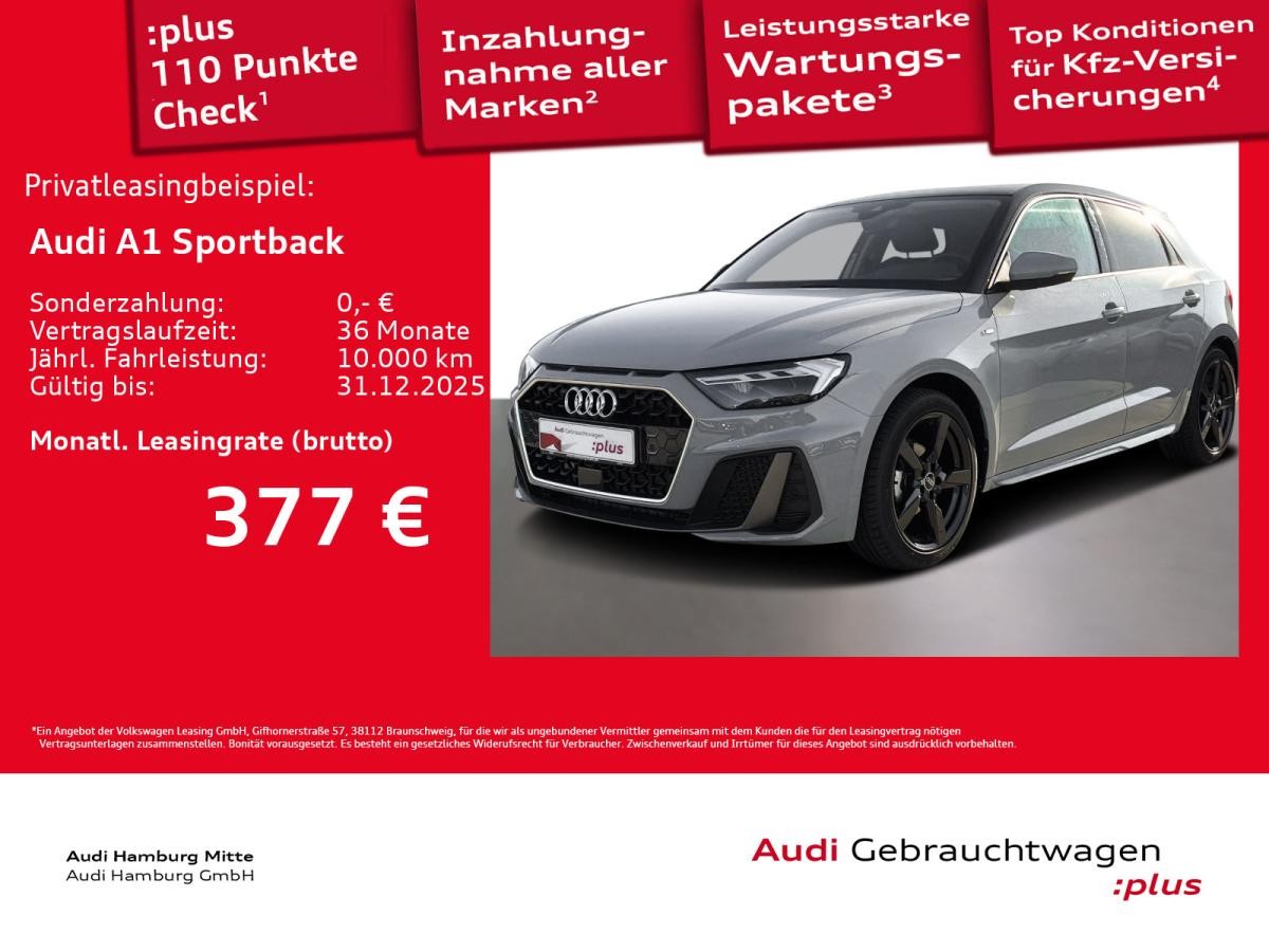 Audi A1 Sportback 25 TFSI S line S tronic LED PDC Virtual