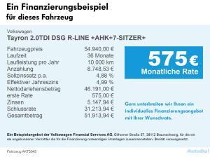 Volkswagen Tayron 2.0TDI DSG R-LINE +AHK+7-SITZER+