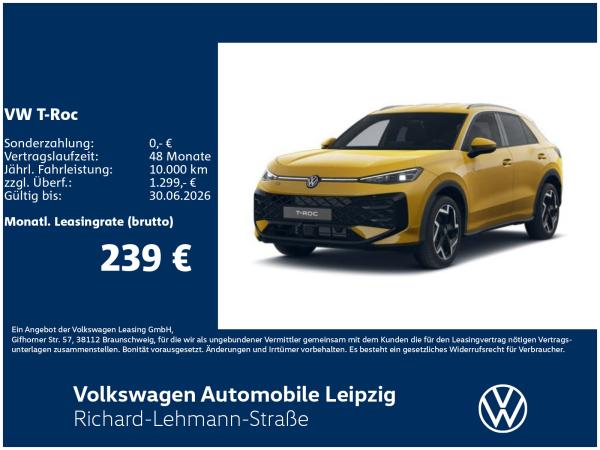 Volkswagen T-Roc R-Line 1.5 l eTSI DSG