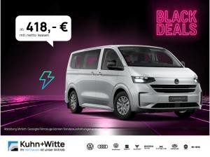 Volkswagen e-Caravelle Life Motor: BEV 160 kW 64 kWh Getriebe: 1-Gang-Automatikgetriebe Radstand: 3100 mm KR