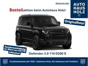 Land Rover Defender FACELIFT NEUWAGENAKTION 110er! 19ZOLL SCHWARZ - SCHWARZ PAKET - 360 KAMERA - SHZ - RESERVESPERR- FAH